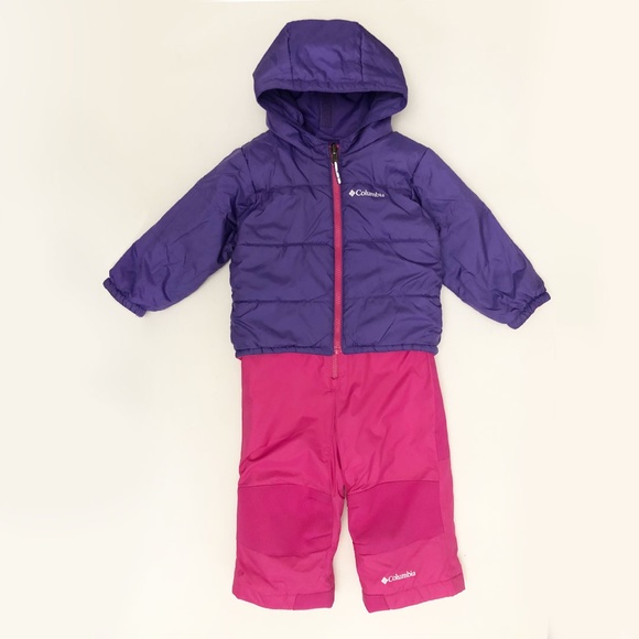Columbia Kids Matching Set - Pink and Purple - Picture 3 of 7